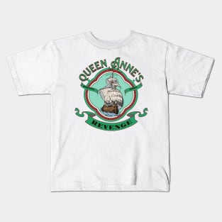 Queen Anne's Revenge Blackbeard's Ship Kids T-Shirt